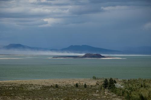 Dust kicks up on the north shore of Mono Lake in Mono County, California, on Monday, Aug. 8, 2022. Spenser Heaps, Deseret News